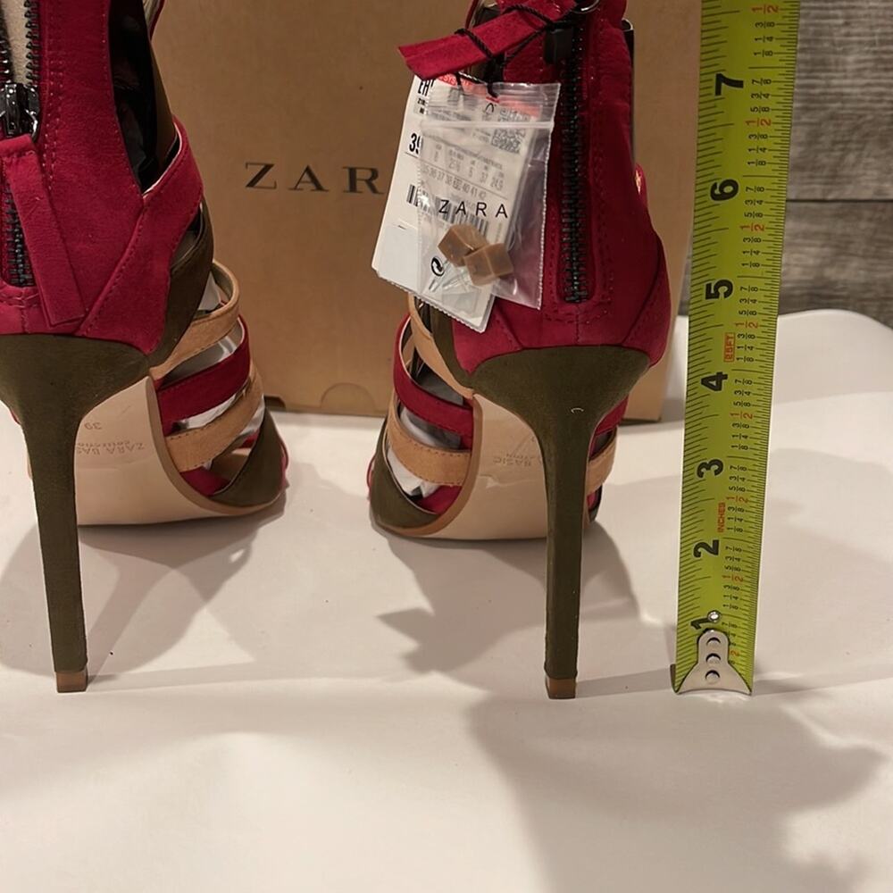 Zara NWT Colorful high heels Sexy Sandals - Picture 6 of 7